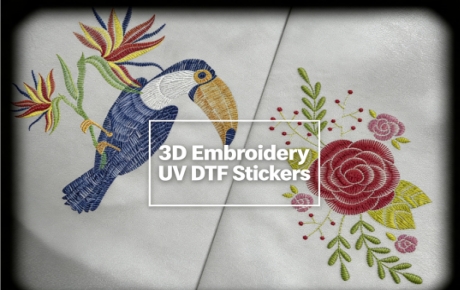 Key Benefits and Applications of 3D Embroidery UV DTF Stickers